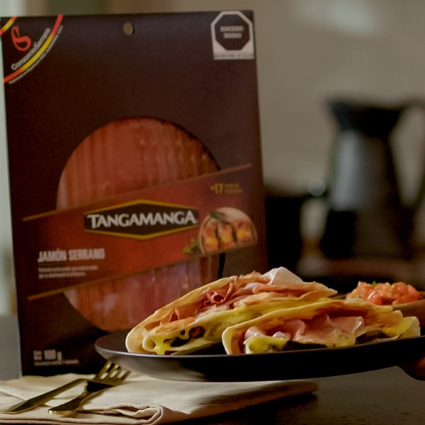 Wrap de Hongos con Jamón Serrano