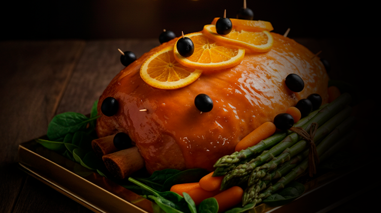 Westfalia con glaseado de naranja